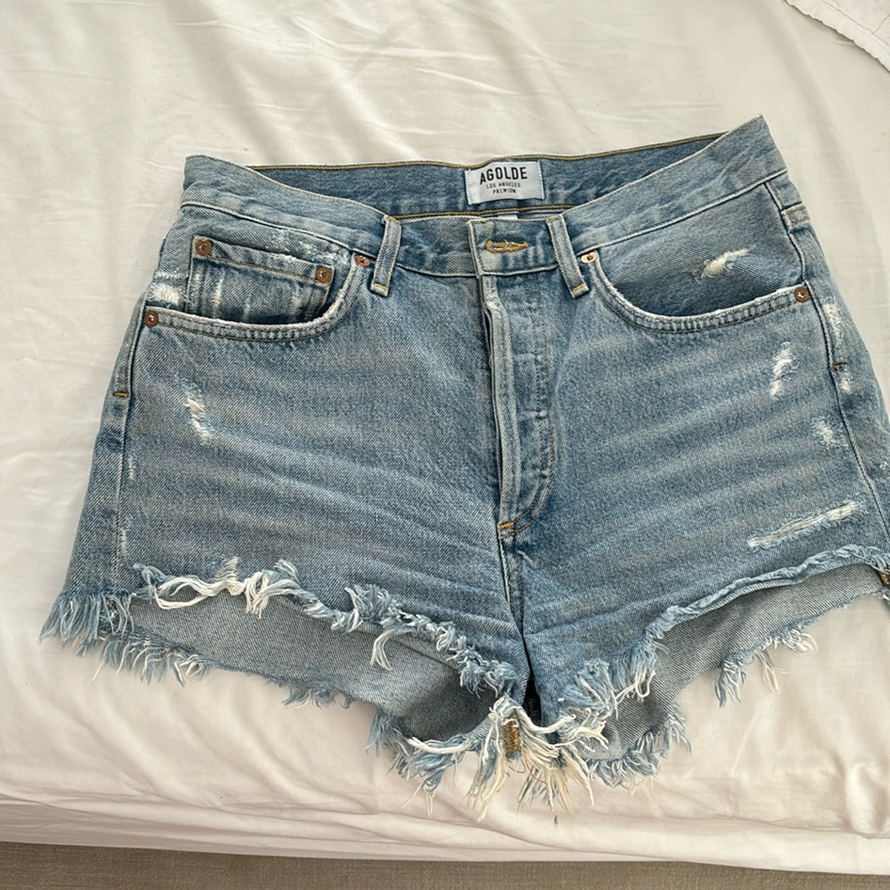 Agolde denim shorts